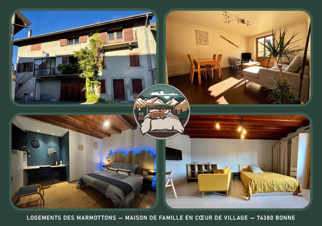 Logements Des Marmottons - Coeur De Village A Bonne-sur-Ménoge Exterior photo